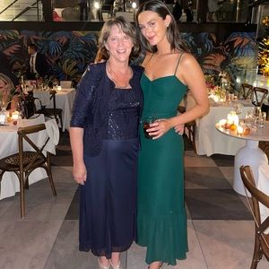 Reformation Emersyn Dress Green